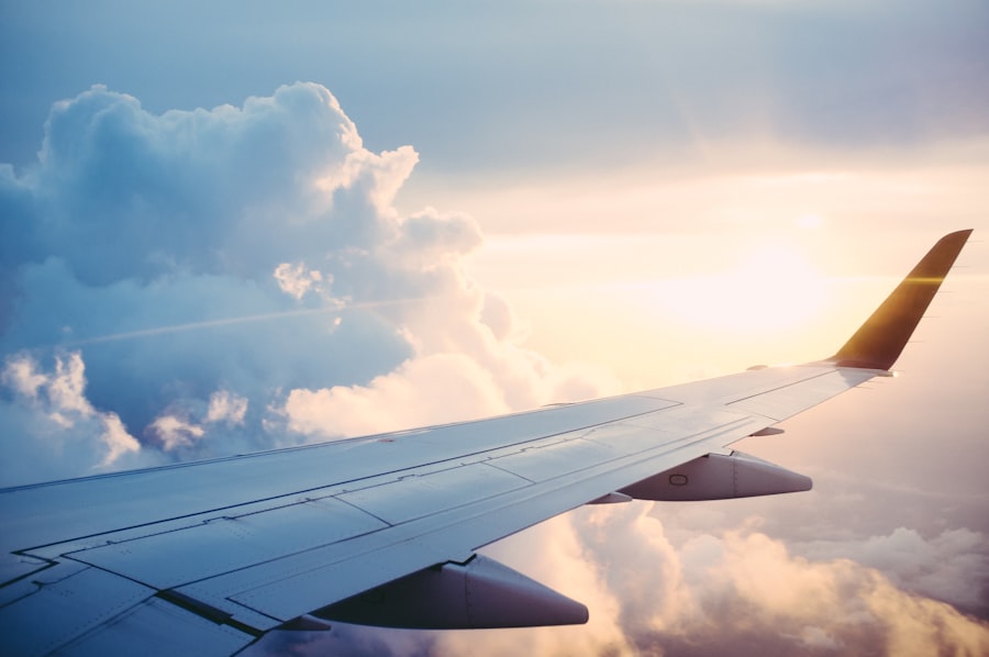 Avion en vol, secteur aéronautique